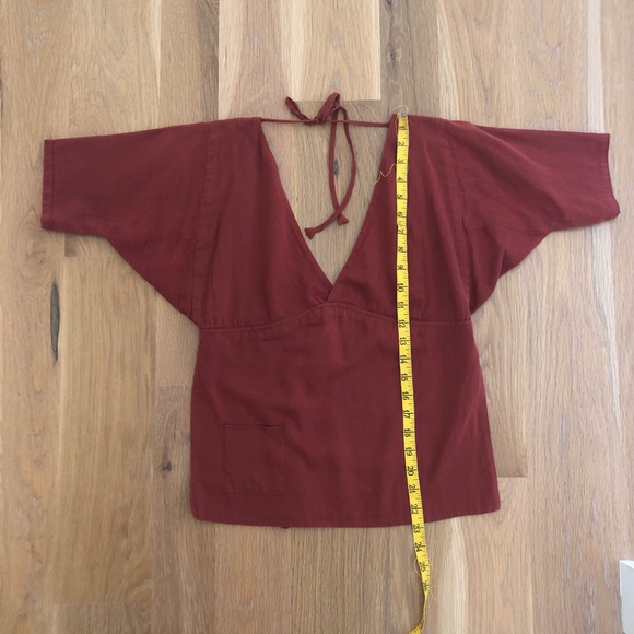 Loop charmant brick backless linen top - Picture 8 of 9